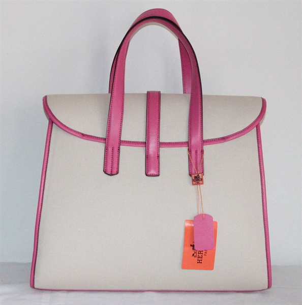 Best Hermes FeuDou Bag Light Gray 509095